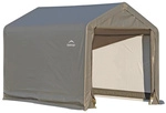 SHELTERLOGIC Folien-Ger&auml;tehaus, H (max) x B x T: 200 x 180 x 300 cm - grau