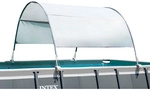 INTEX Pool&uuml;berdachung, f&uuml;r Metal Frame Pools - grau