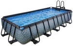 EXIT Toys Pool &raquo;Stone Pools&laquo;, Breite: 320 cm, 12600 l, grau