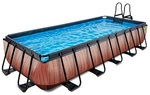 EXIT Toys Pool &raquo;Wood Pools&laquo;, Breite: 320 cm, 12600 l, braun