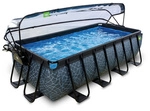 EXIT Toys Pool &raquo;Stone Pools&laquo;, Breite: 250 cm, 7020 l, grau