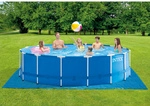 INTEX Pool-Set &raquo;Frame Pool Set Rondo&laquo;, &Oslash; 457 x 122 cm, rund, blau