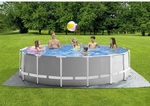 INTEX Rundpool &raquo;Prism Rondo&laquo;, Rund, BxH: 457x122 cm, hellgrau