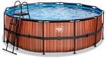 EXIT Toys Pool &raquo;Wood Pools&laquo;, &Oslash;: 427 cm, 14758 l, braun