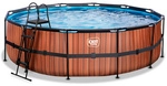 EXIT Toys Pool &raquo;Wood Pools&laquo;, &Oslash;: 488 cm, 19330 l, braun