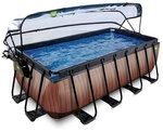 EXIT Toys Pool &raquo;Black Leather Pools&laquo;, Breite: 253 cm, 8870 l, braun