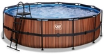 EXIT Toys Pool &raquo;Wood Pools&laquo;, &Oslash;: 488 cm, 19330 l, braun