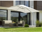 SCHNEIDER SCHIRME Ampelschirm &raquo;Rhodos Twist Bianco&laquo;, BxL: 300 x 300cm, quadratisch,