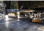 KOMAR Papiertapete &raquo;STAR WARS Rebel Base&laquo;, Breite 368 cm - bunt