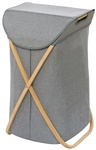 WENKO W&auml;schesammler &raquo;Bahari&laquo;, BxHxL: 40 x 68 x 46 cm, Naturmaterial - grau