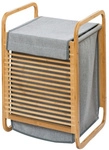 WENKO W&auml;schetruhe &raquo;Bahari&laquo;, BxHxL: 40 x 60 x 35 cm, Naturmaterial - grau