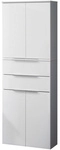 FACKELMANN Hochschrank &raquo;KARA&laquo;, 4 T&uuml;ren, 2 Schubladen, BxHxT: 60,4 x 176,1 x 32 cm