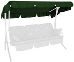 ANGERER FREIZEITM&Ouml;BEL Sonnendach, BxT: 210 x 145 cm, Kunstfaser - gruen