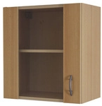 Flex-Well Glas-H&auml;ngeschrank &raquo;Nano&laquo;, melaminbeschichtete Spanplatte,
