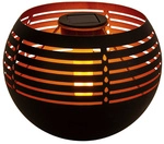 N&Auml;VE Solarleuchte, 0,5 Ah, LED, Metall/Kunststoff - schwarz