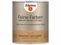 ALPINA Buntlack »Feine Farben«, 0,75 l, lehmorange - gelb