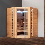HOME DELUXE Infrarotsauna, f&uuml;r 4 Personen, Fronteinstieg, Vollspektrumstrahler...