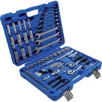 BGS Technic Steckschl&uuml;sselsatz, Sechskant , Antrieb / 6,3 mm(1/4Z)/10 mm(3/8Z)