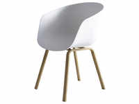 SalesFever Stuhl, Höhe: 77,5 cm, weiß, 2 stk - weiss