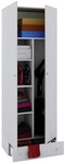 VCM Putzschrank &raquo;Vandol II&laquo;, BxHxL: 39 x 198 x 70 cm, Holzwerkstoff - weiss