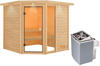 KARIBU Sauna »Tabea«, inkl. Saunaofen mit integrierter Steuerung, für 4...