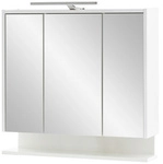 SCHILDMEYER Spiegelschrank &raquo;Flag&laquo;, HxT: 71,4 x 16 cm, 3-t&uuml;rig, wei&szlig;...