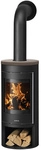 JUSTUS Kaminofen &raquo;Mino 2.0&laquo;, keramik grappa, Keramik, 5,5 kW, Zeitbrand...