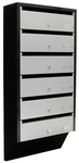 Rottner Tresor Briefkasten &raquo;Harrow&laquo;, mehrfarbig, Stahl, (B x H:) 38,5 x 82,4...