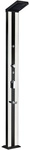 GRE Solardusche, Aluminium, mit 38 l-Tank - grau