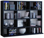 VCM Regal &raquo;Megosa Mini&laquo;, BxHxL: 23 x 83 x 102,1 cm, Holzwerkstoff - schwarz
