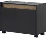 SCHILDMEYER Waschbeckenunterschrank &raquo;Cosmo&laquo;, BxHxT: 80 x 54,6 x 33 cm - grau