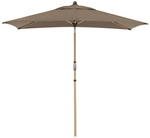 DOPPLER Sonnenschirm &raquo;Alu Wood&laquo;, BxHxL: 14 x 233 x 210cm, abknickbar,