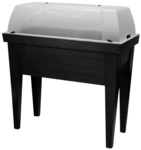 JELENIA PLAST Hochbeet, BxHxL: 99 x 106 x 49 cm, Kunststoff/Polypropylen - grau