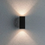 PAULMANN LED-Au&szlig;enwandleuchte &raquo;Flame&laquo;, BxHxT: 5,8 x 12,8 x 5,8 cm, Aluminium -