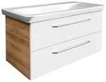 FACKELMANN Waschtischunterschrank &raquo;MILANO&laquo;, BxHxT: 100 x 49,2 x 47,6 cm - weiss
