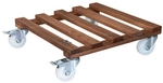 WAGNER SYSTEM Multiroller BxL: 45 x 45 cm, Holz - braun