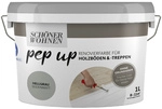 SCH&Ouml;NER WOHNEN FARBE Renovierfarbe &raquo;pep up&laquo;, grau , seidenmatt