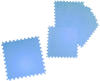 HAPPY PEOPLE Poolmatte »EVA«, LxB: 50 x 50 cm, 8 Stück, Polyethylen (PE) - blau