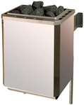 WEKA Saunaofen, inkl. externer Steuerung, 4,5 kW - silberfarben