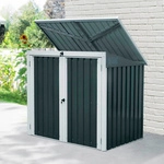 HOME DELUXE M&uuml;lltonnenbox &raquo;BASURA&laquo;, Gr&ouml;&szlig;e M, 2x 240L - grau