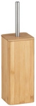 WENKO WC-Garnitur &raquo;Bambusa&laquo;, HxL: 37,5 x 10,1 cm, Bambus - braun