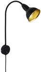 BRILONER Retro-Bettleuchte &raquo;HYGGE&laquo;, &oslash;: 8 cm, 25 W, 230 V - schwarz