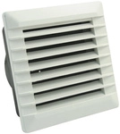 MARLEY L&uuml;ftungsgitter, eckig, Hart-PVC (PVC-U), wei&szlig; - weiss