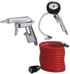 EINHELL Druckluft-Profi-Set, bis zu 8 bar, mit Reifenf&uuml;llmesser - silberfarben