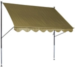 ANGERER FREIZEITM&Ouml;BEL Klemmmarkise, beige, Stahl/Polyester, Selbstmontage