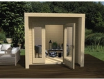 WEKA Gartenhaus &raquo;Design 263 Gr.1&laquo;, Holz, BxHxT: 245 x 227 x 235 cm (Au&szlig;enma&szlig;e