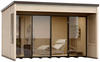 WEKA Gartenhaus »Design Gartenhaus Cubilis 2.0 Gr.1 «, BxT: 388 x 394 cm
