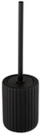 WENKO WC-Garnitur &raquo;Belluno&laquo;, HxL: 42 x 11,5 cm, Keramik - schwarz