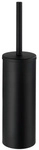 WENKO WC-Garnitur &raquo;Orea black&laquo;, HxL: 40,5 x 9 cm, Edelstahl - schwarz