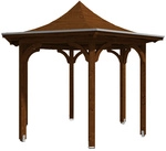 SKANHOLZ Pavillon &raquo;Versailles&laquo;, Zeltdach, sechseckig, BxHxT: 418 x 332 x 360 cm -